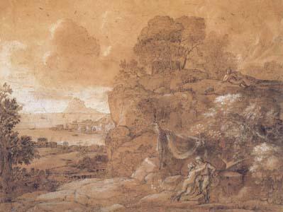 Claude Lorrain Acis and Galatea (mk17) oil painting picture